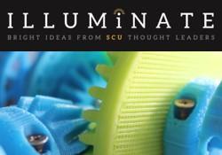 Close up of 3D printed cogs and wheels.