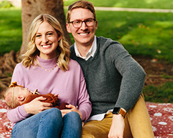 Parents and their baby.