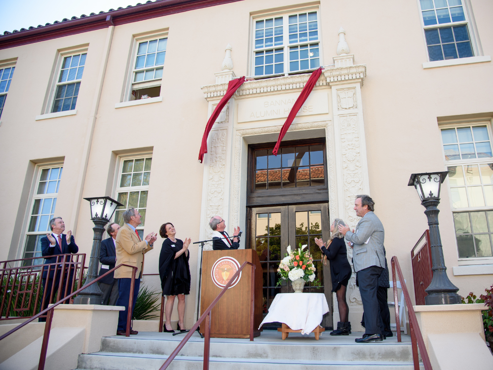 Ceremony of Renaming of Donohoe to Bannan Alumni House
