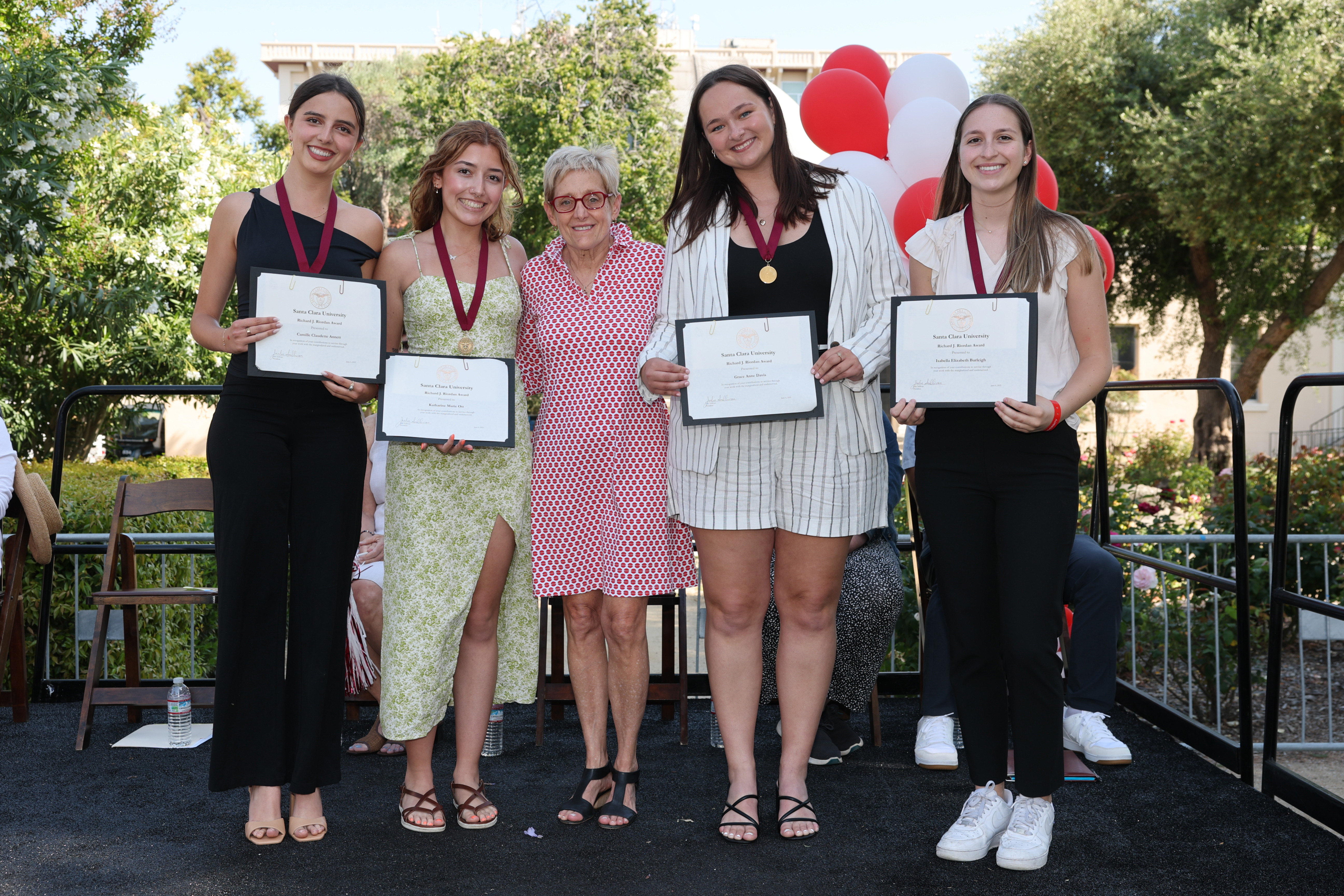 Award winners of the Class of 2025 Senior Toast