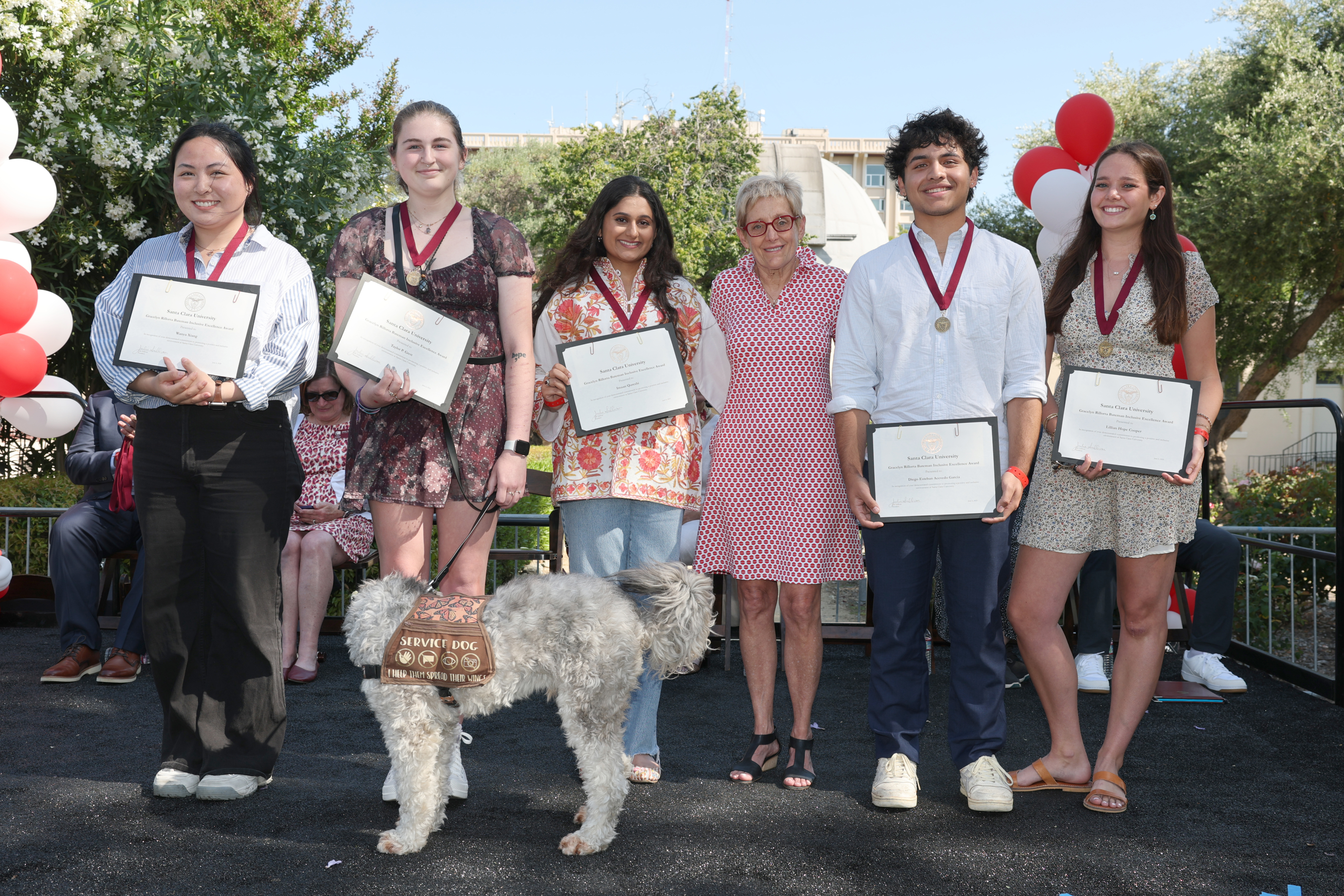Class of 2025 winners of the Gracelyn Rillorta Bateman Inclusive Excellence Award