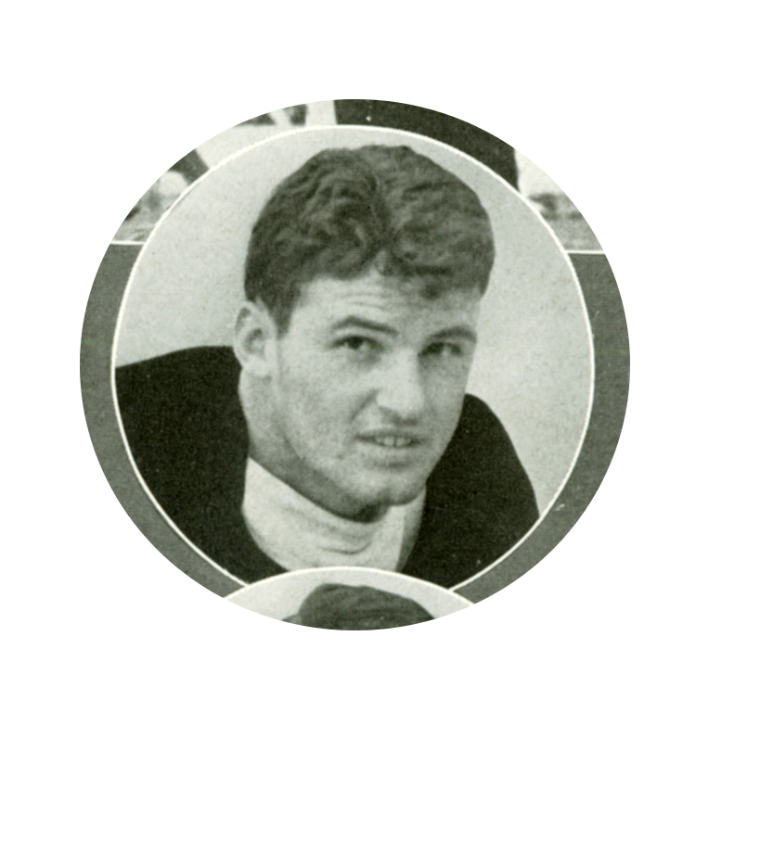 Portrait of Joseph Paglia in a circular frame titled HOF.