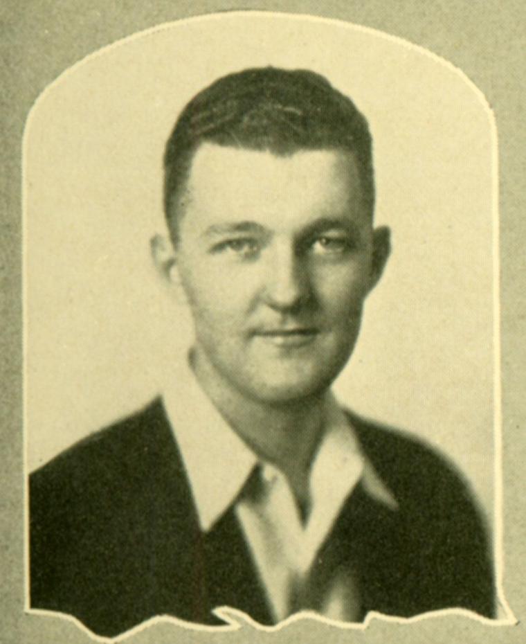Black and white portrait of Marshall Leahy in 1931.
