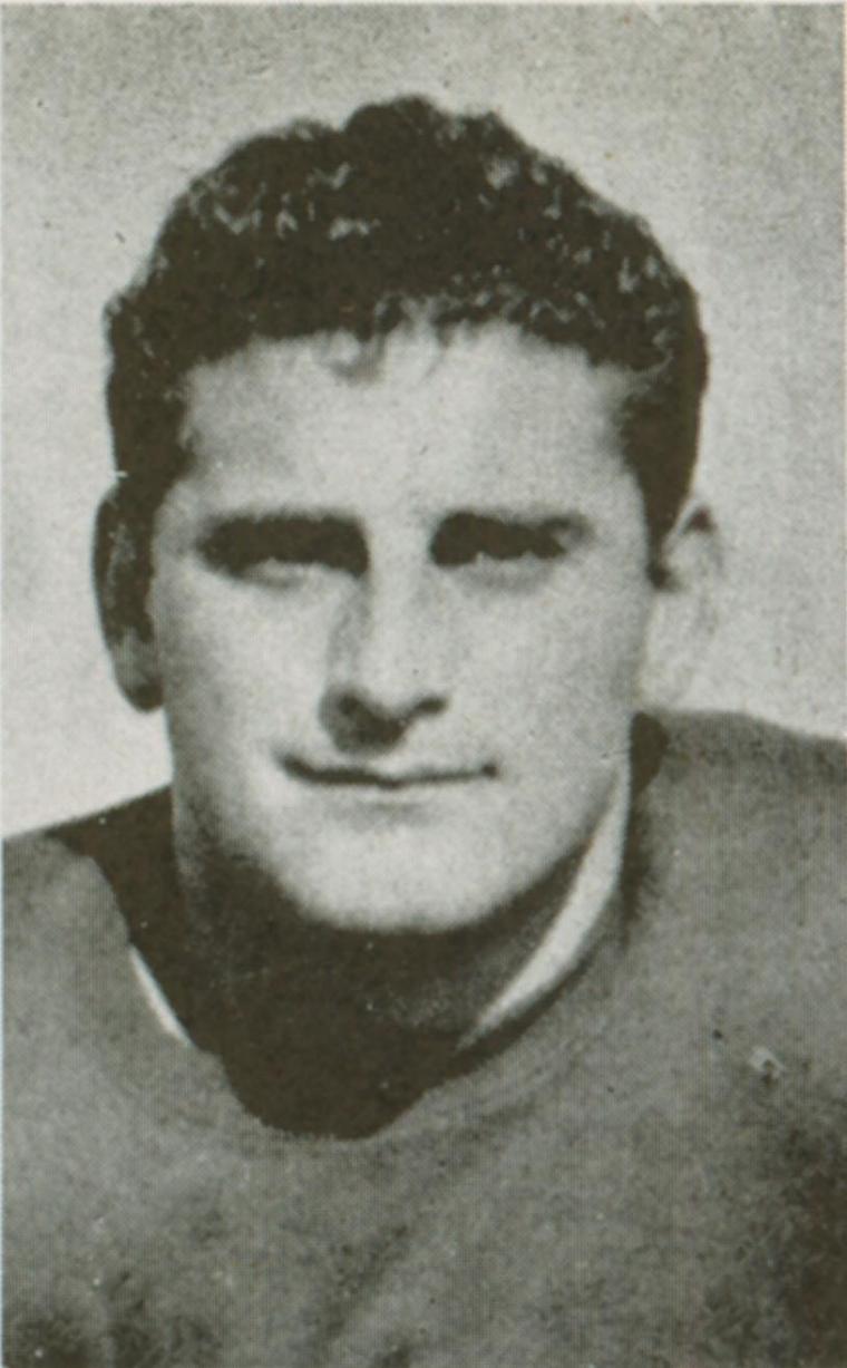 A grayscale photo of Richard Bassi in 1937.