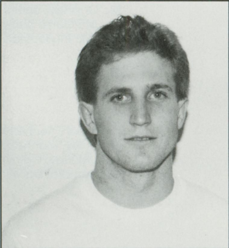 Black and white portrait of Scott Nelson, Hall of Fame 1989.