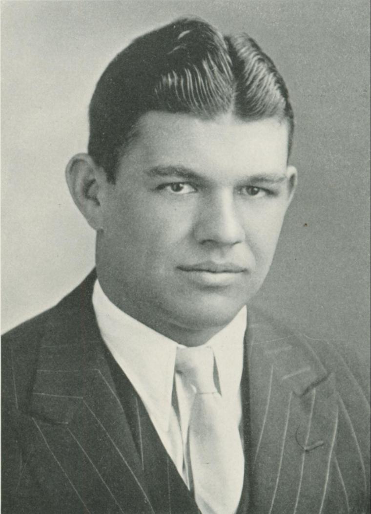 A man in a suit and tie, 1933.
