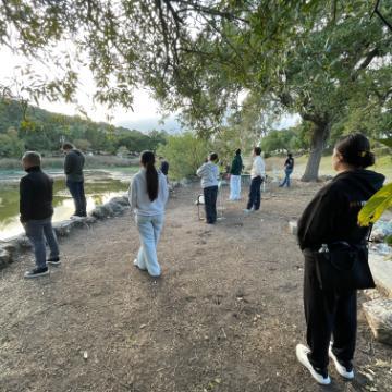 Teach Me How to Pray Retreat Reflecting by water