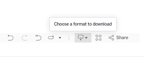 FDS_Choose format to download