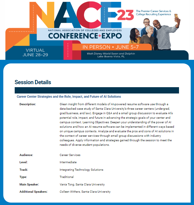 NACE 2023 Session Description