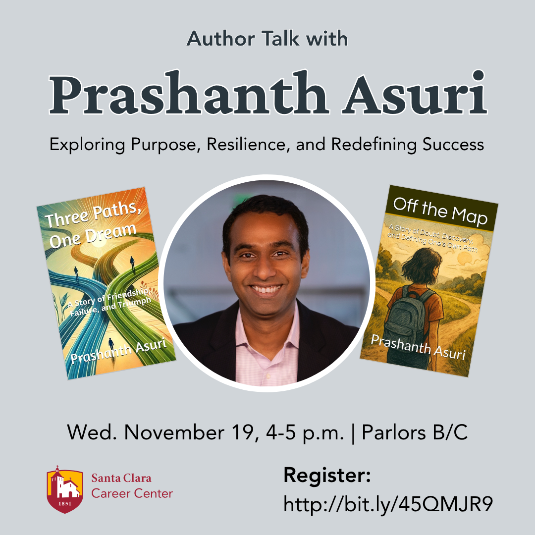 Prashanth Asuri author talk flyer