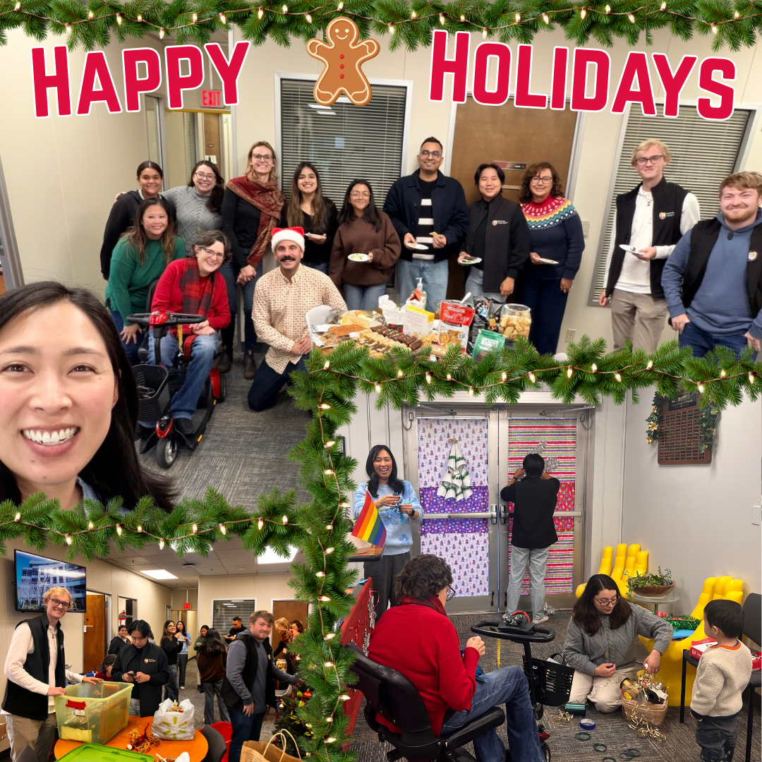 Photo Collage of Career Center Holiday Potluck