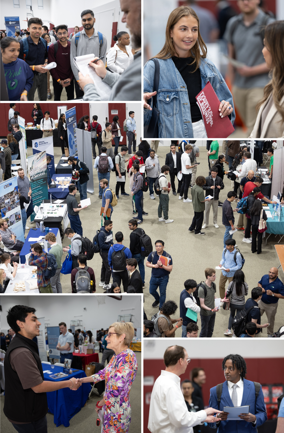 Spring Career Fair 2025 Collage