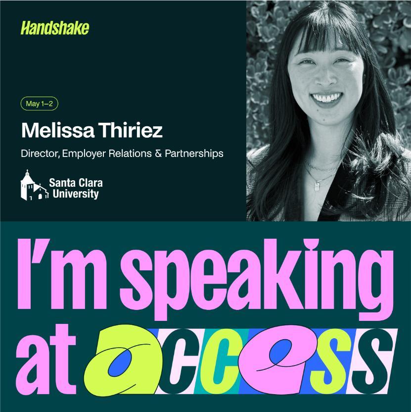 Melissa Thiriez at Handshake Access 2024