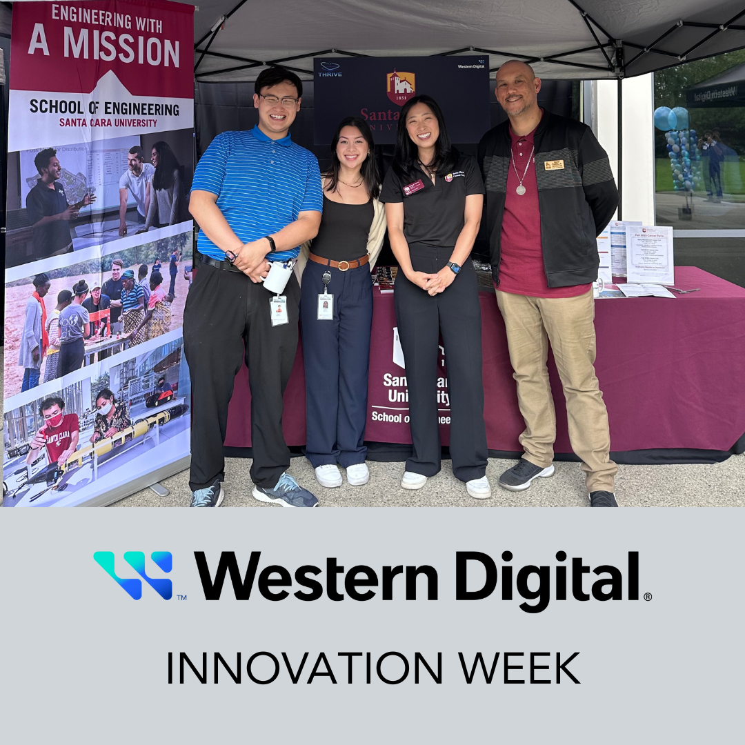 Picture of staff and alumni at Western Digital Innovation Week