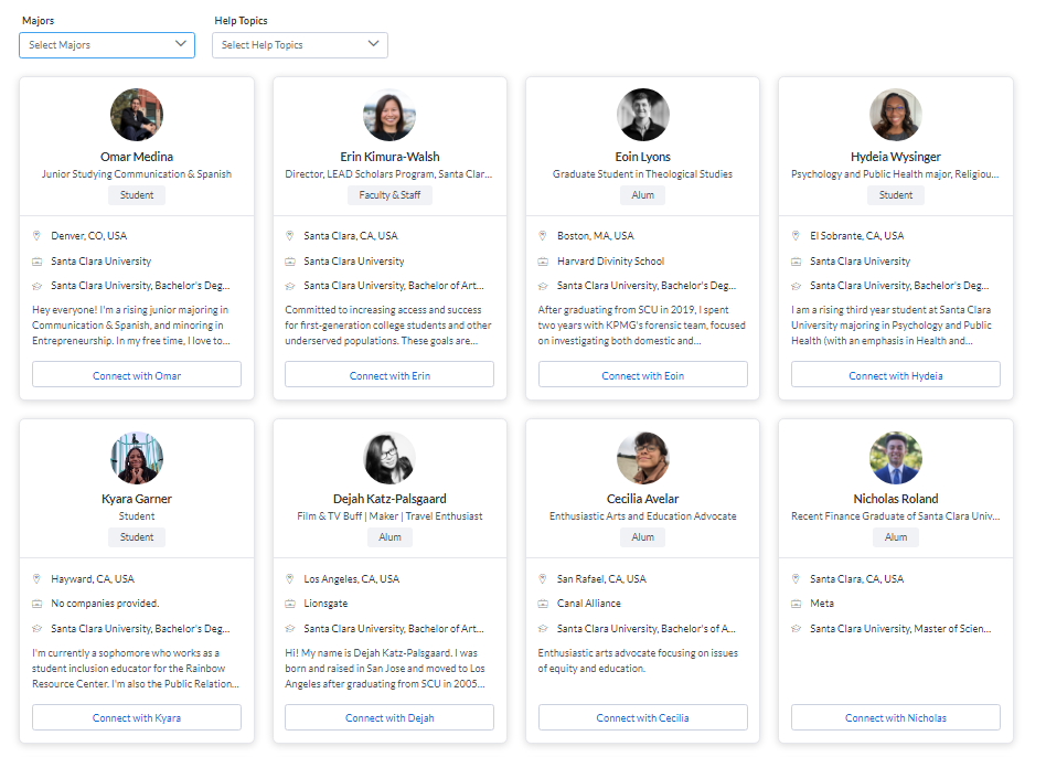 Bronco Exchange Spotlight Widget preview