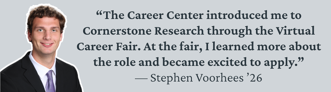 Stephen Voorhees student spotlight