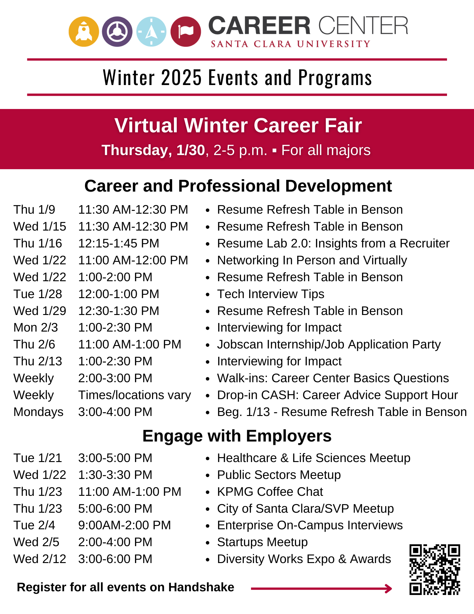 2025 Win Quarter events