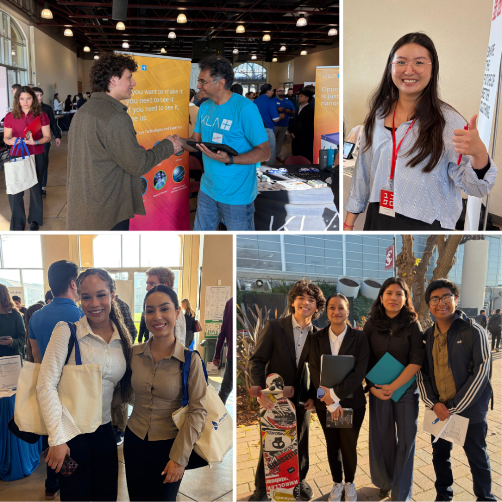 Winter Internships Fair collage