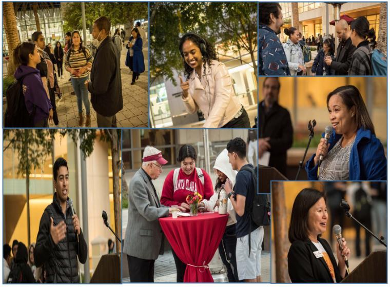 Composite of photos from the LEAD JEDI event