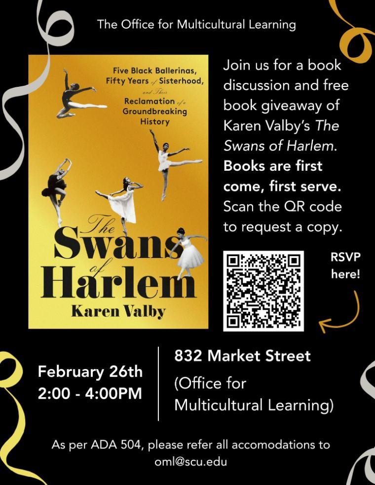 Swans of Harlem Book 2026