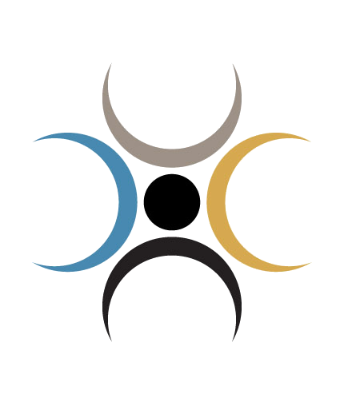 Decorative; FEA logo with abstract colors and shapes