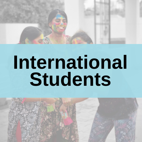 International students with link to ISS information 