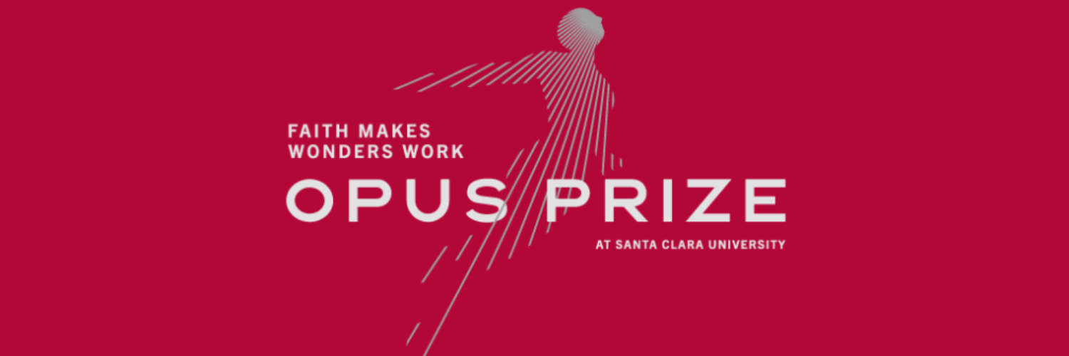Decorative; SCU Opus Prize logo