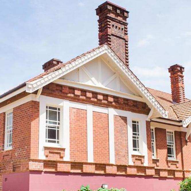 Decorative; campus building