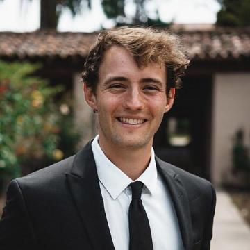 SCU Fulbright winner David Diebold headshot