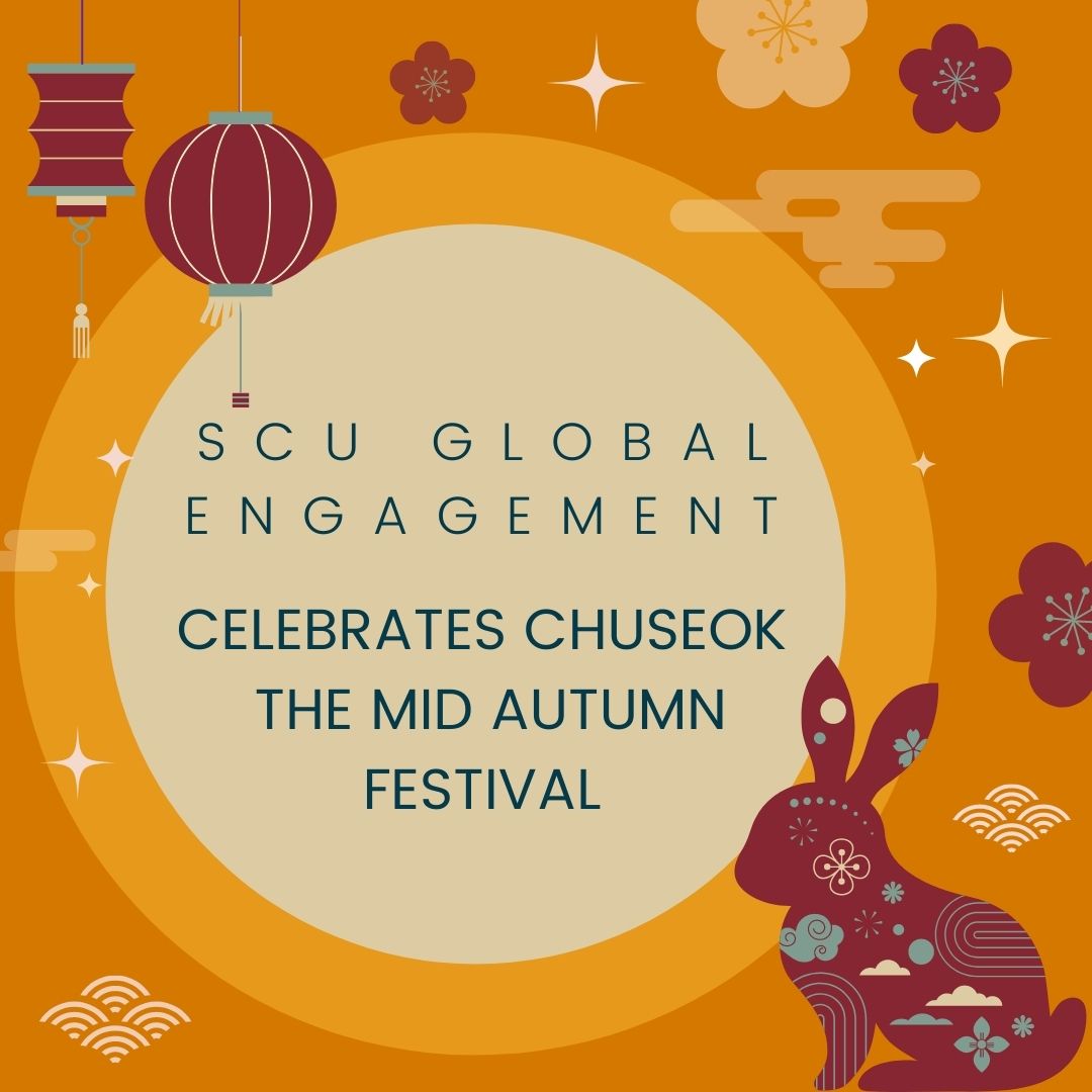 A maroon rabbit on an orange and yellow background. The text reads, 