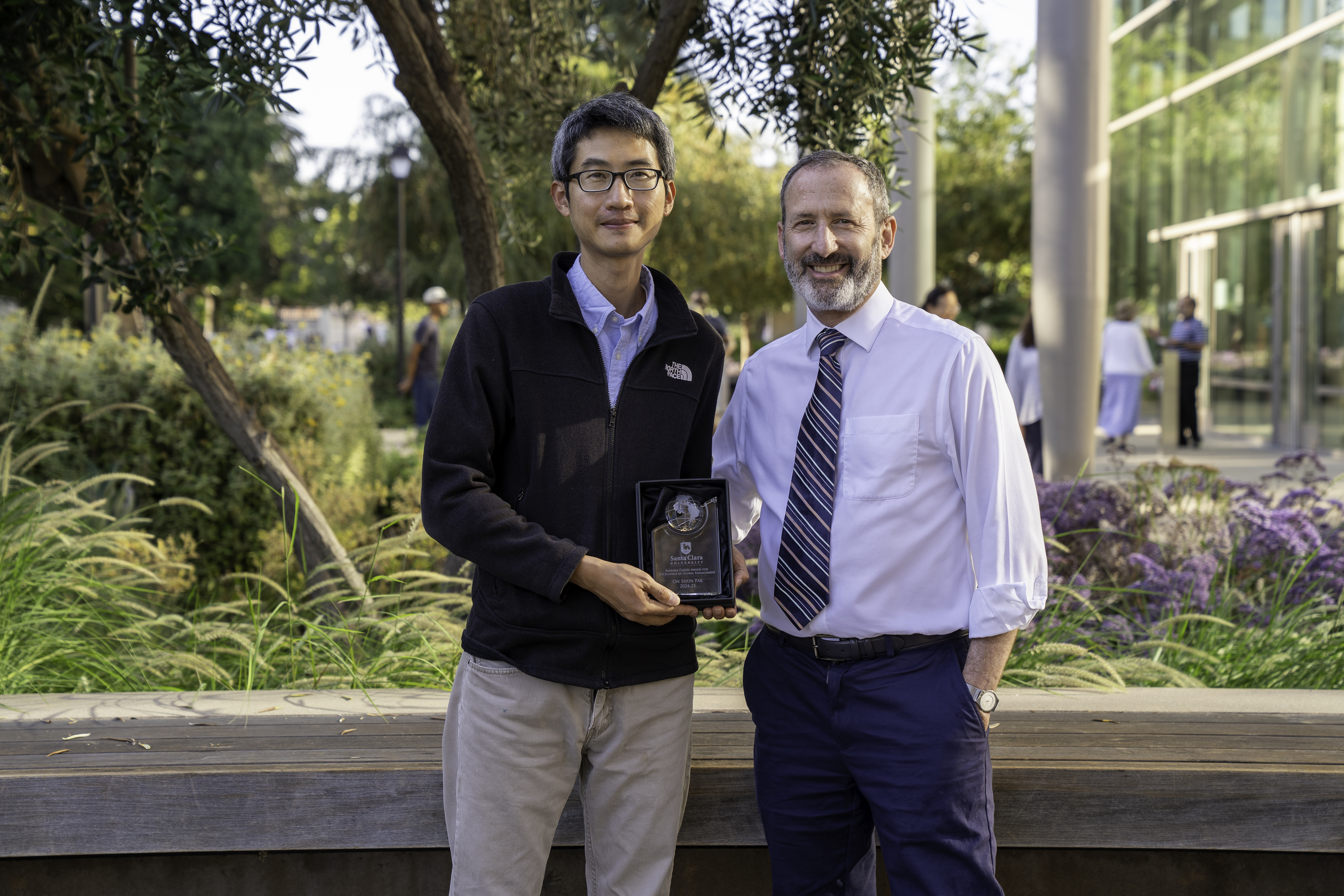 Decorative; On Shun Pak at the Faculty Awards Ceremony reception