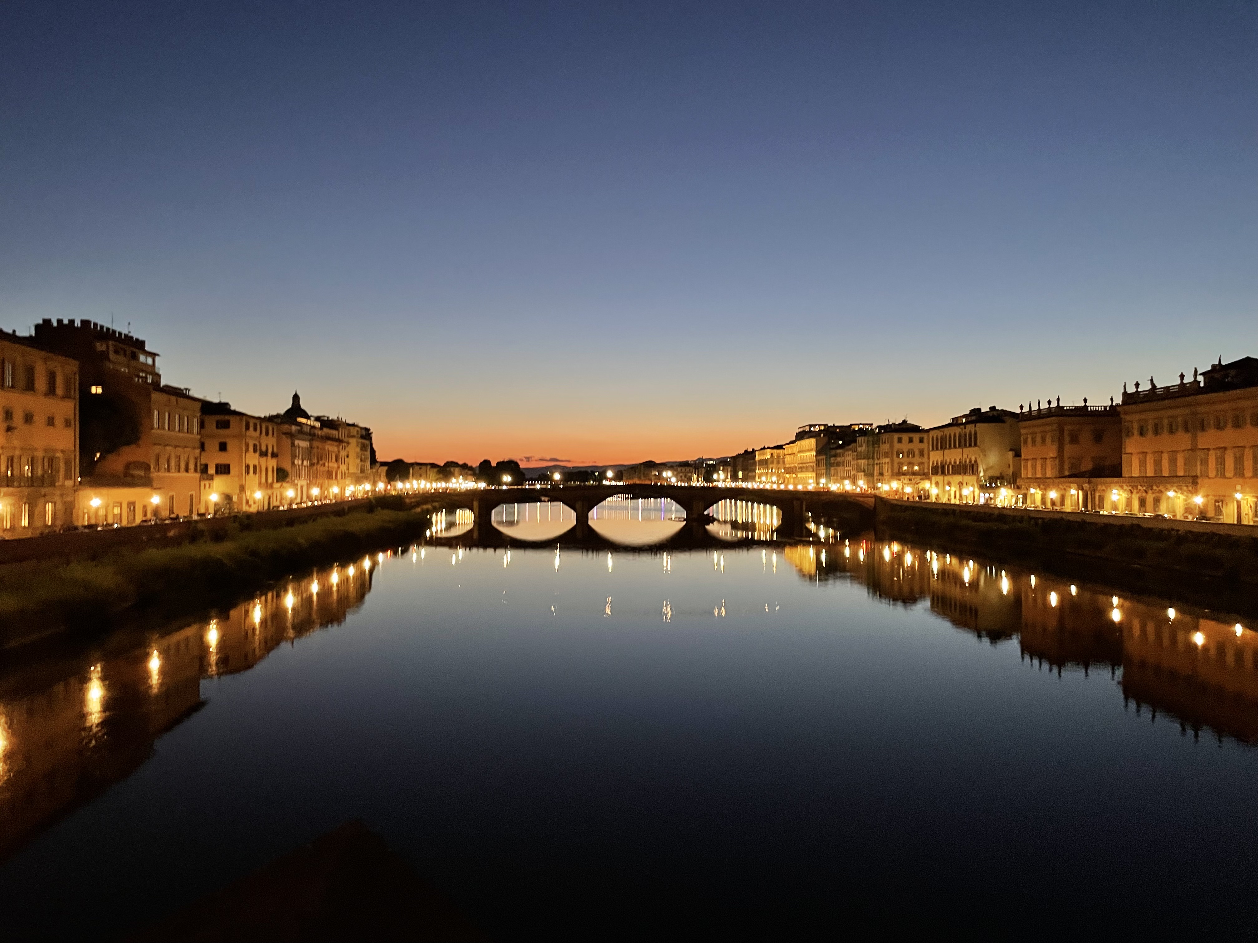 Decorative; Ponte Vecchio over the Arno River in Florence, Italy