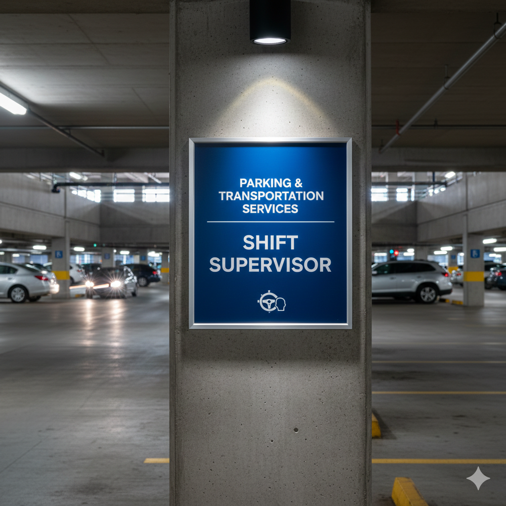 Parking shift supervisor 