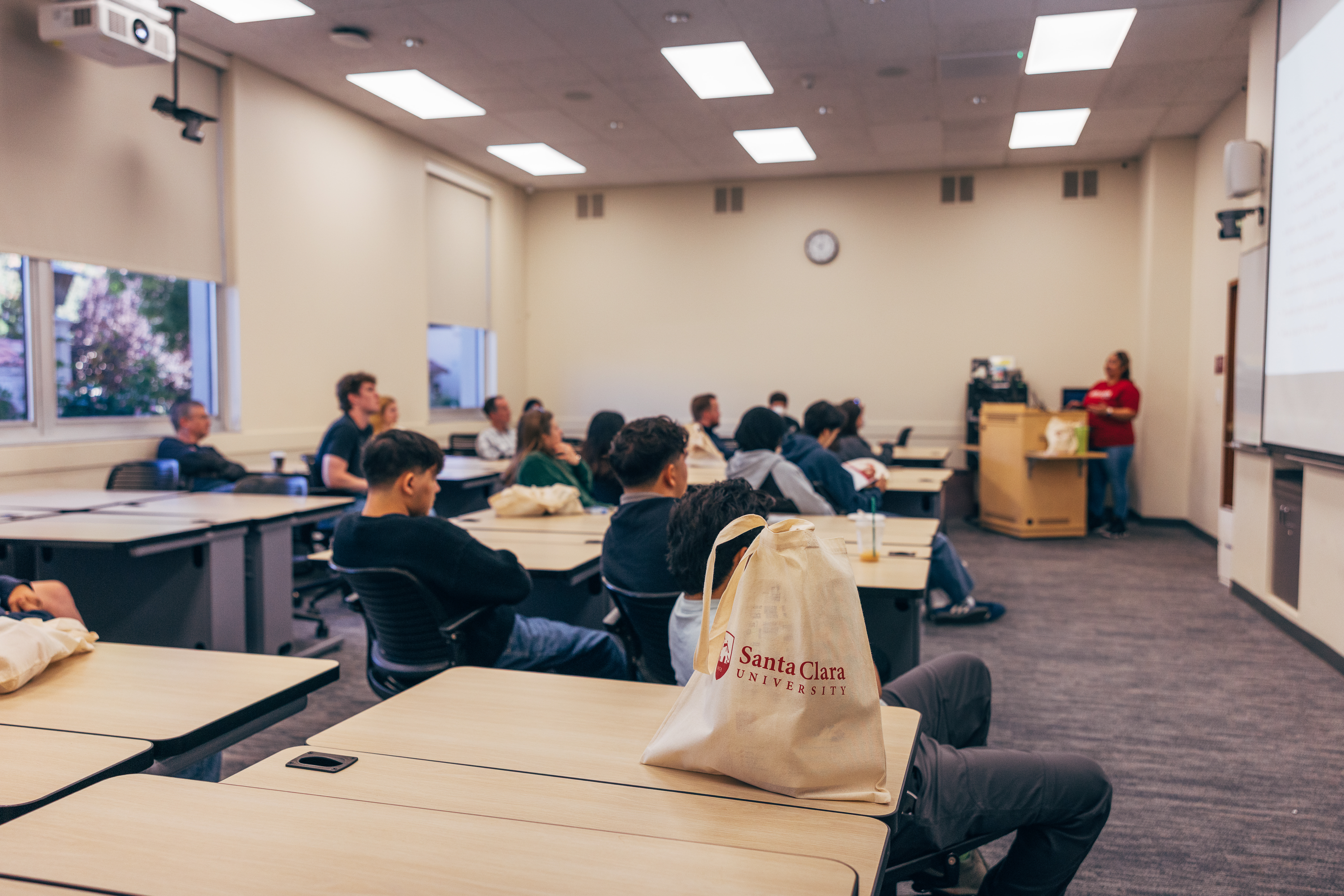 People sitting at desks 