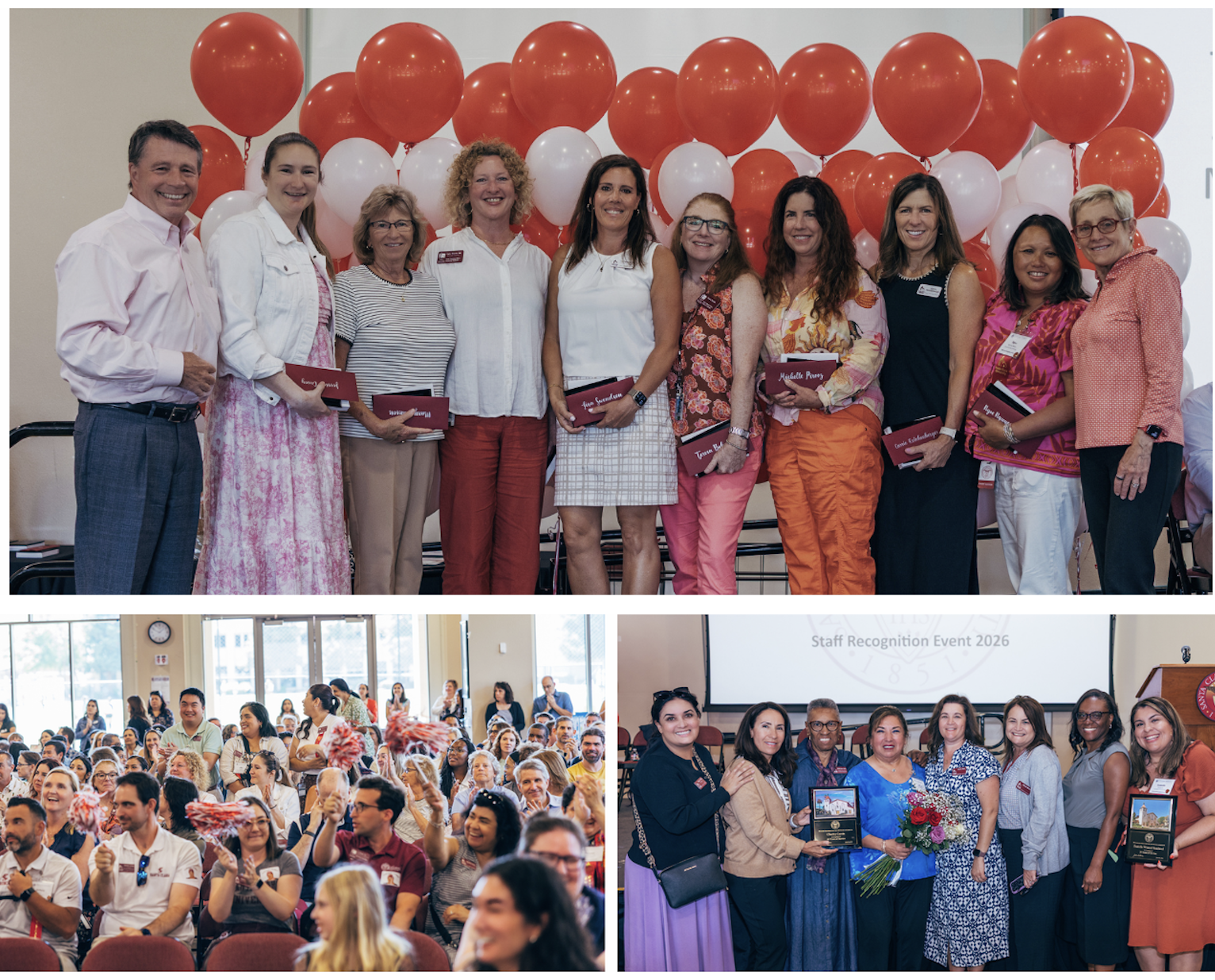 SCU Employees receiving awards