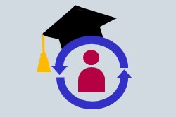 Retention and Graduation Rates Icon