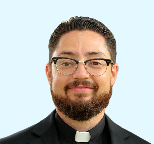 Photo of Christopher Castañeda SJ image link to story
