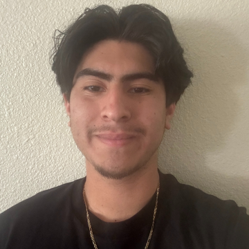 A selfie of a student smiling