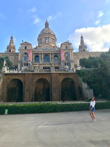 Monica in Barcelona, Spain
