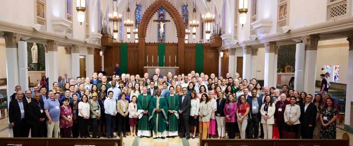 Participants of IAJBS World Forum and CJBE Annual Meeting opening Mass and Reception