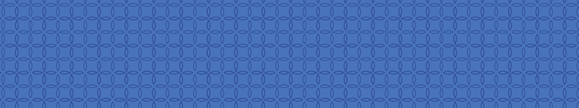 blue banner with graphic squares 