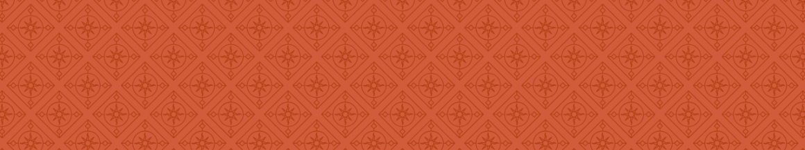 orange banner with tile graphic 
