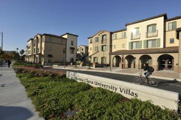 Exterior view of the University Villas. 