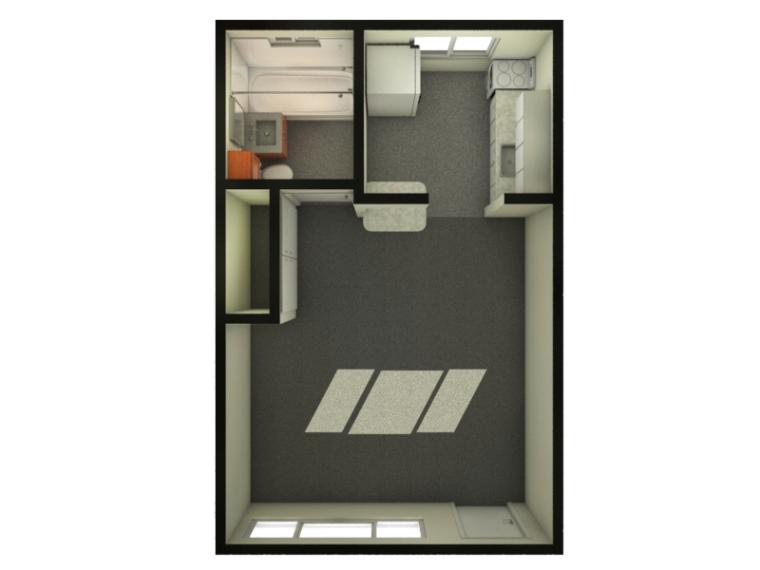 University Square Studio Layout