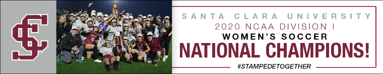 Santa Clara Women's Soccer National Champions 2020