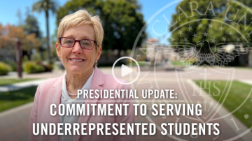 Presidential Update: Commitment to Serving Underrepresented Students