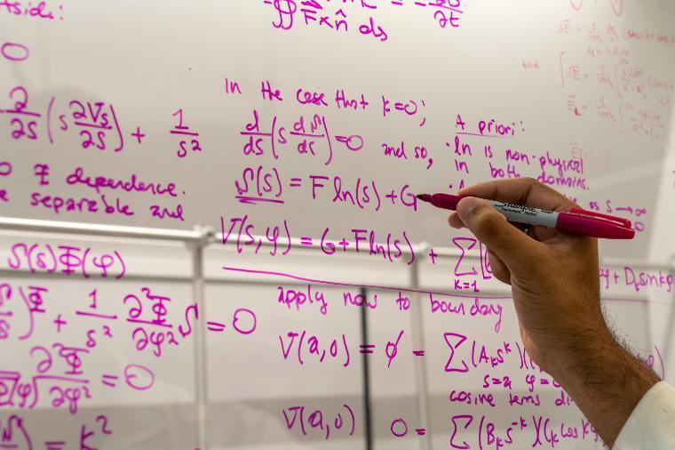 formulas on the board 