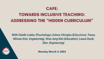 CAFE Inclusive Teaching 