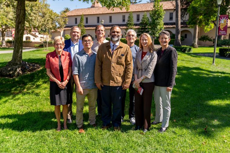 professors with president and provosts