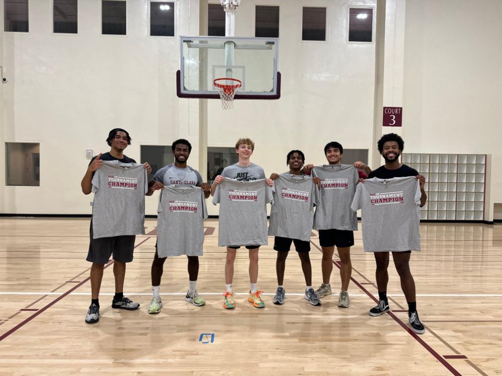 Group of students with their IM Tournament Tshirts